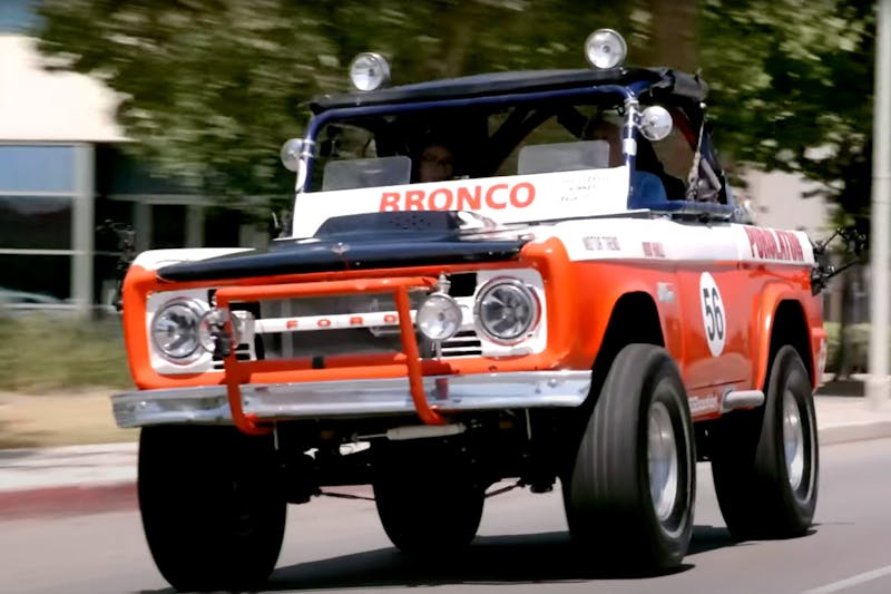 Jay Leno’s Garage Goes Out For A Rip In Rod Hall's 1968 Ford Bronco
