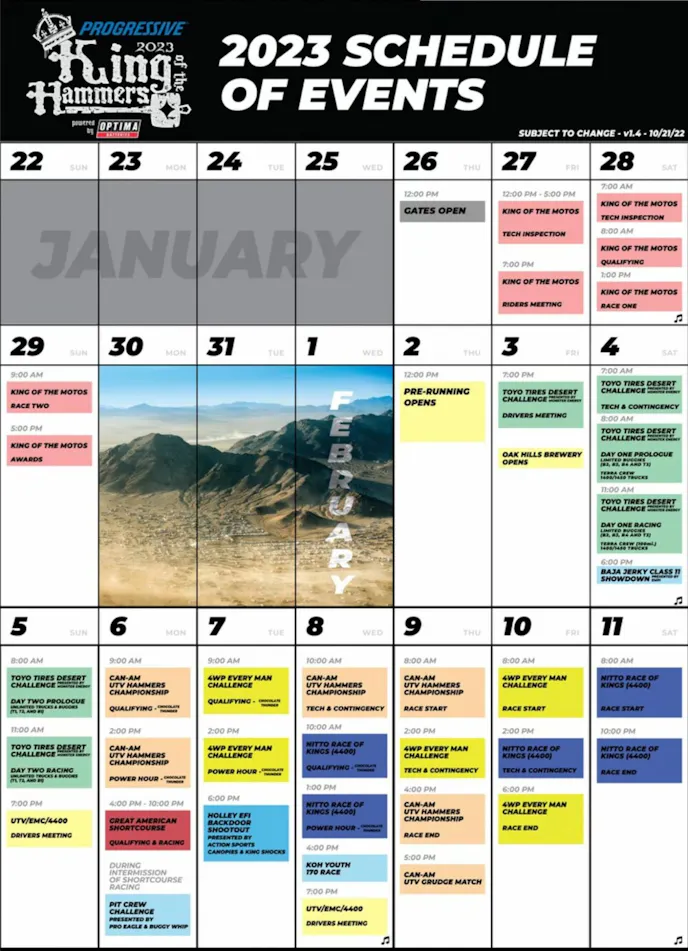 King Of The Hammers 2023