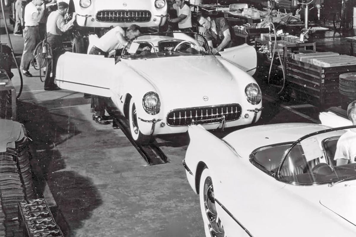 1953 Corvette production flint, michigan