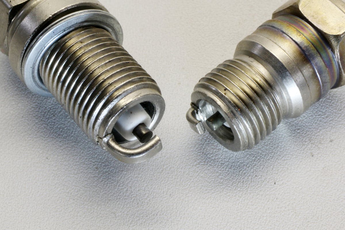 Projected spark plug
