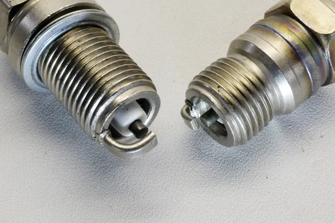 Projected spark plug