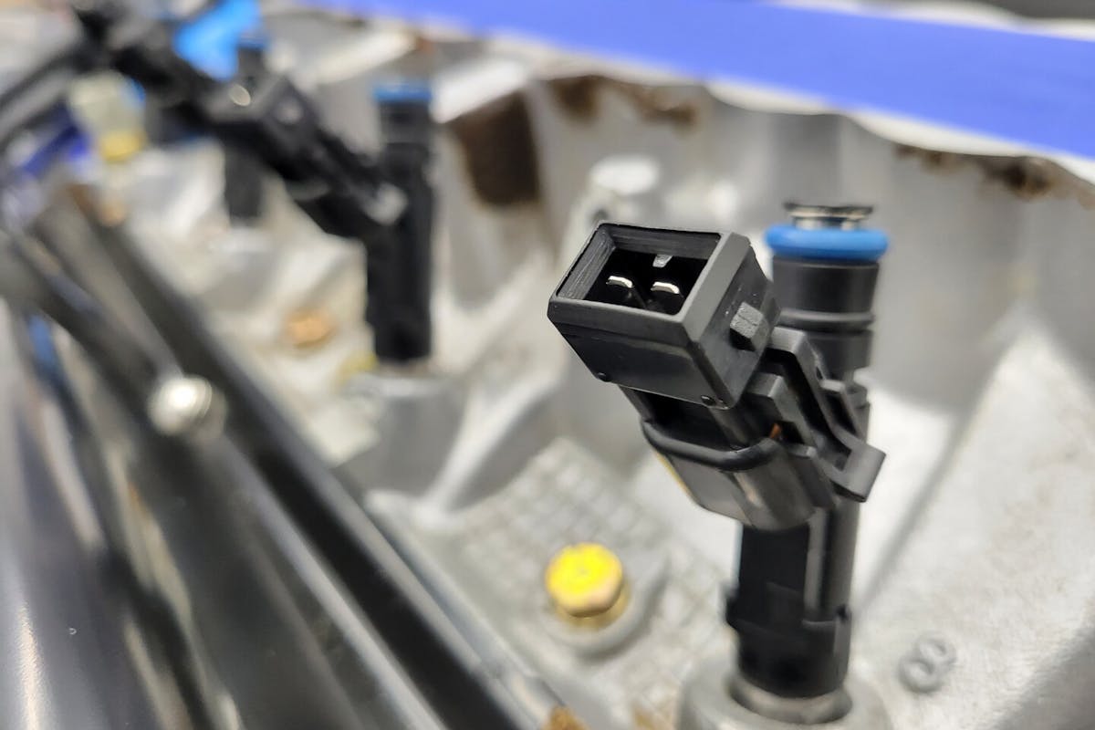 EV1 fuel injector connector