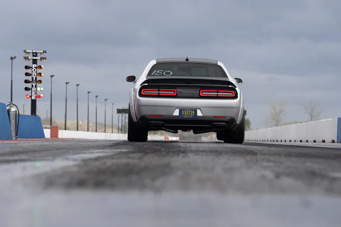 dodge demon drag racing