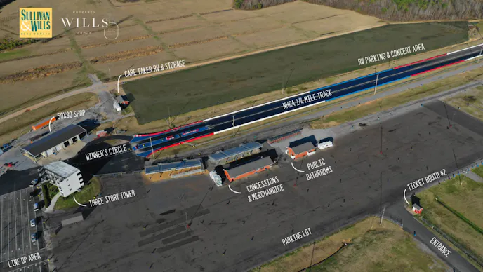 dragstrip map, capital city motorsports park