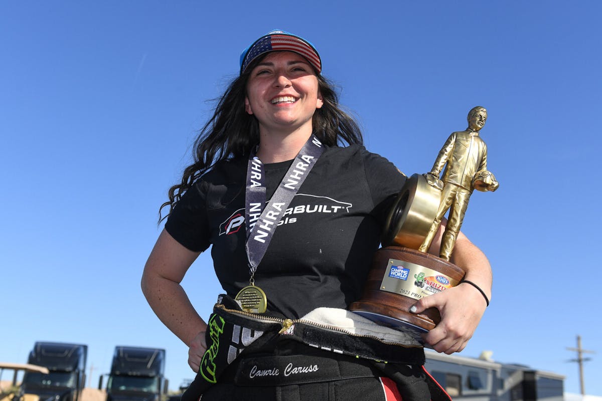 Camrie Caruso nhra pro stock first win
