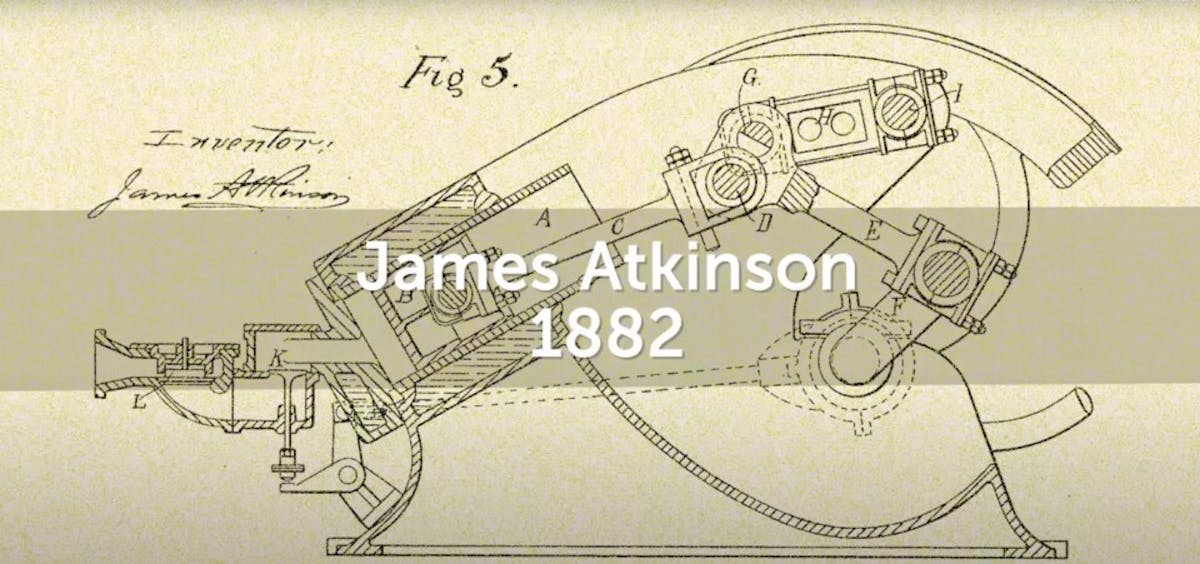 Original Atkinson Four-Stroke Engine Patent