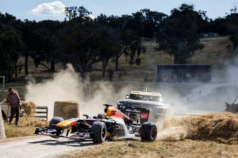 Australian Formula 1 Driver Daniel Ricciardo Off-Roading The Outback
