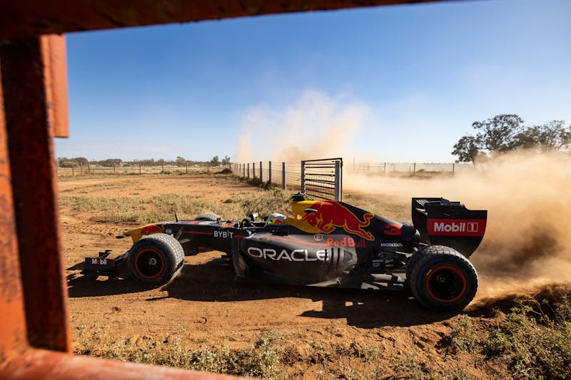 Australian Formula 1 Driver Daniel Ricciardo Off-Roading The Outback