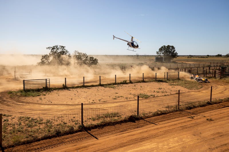 Australian Formula 1 Driver Daniel Ricciardo Off-Roading The Outback
