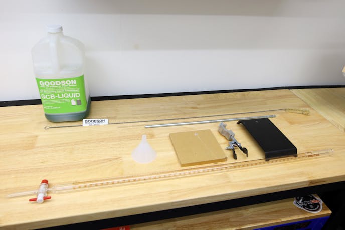 Combustion Chamber volume checking kit