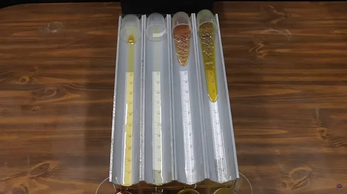 Stop Leak Test Viscosity Slide