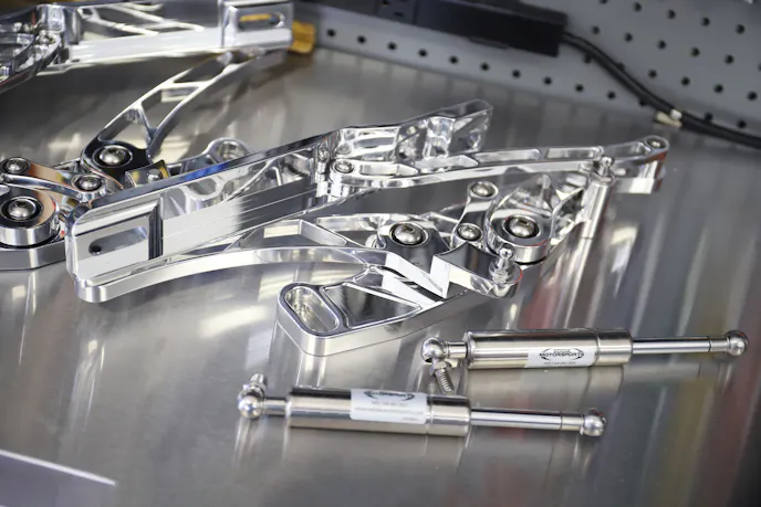 Eddie Motorsports billet hood hinges