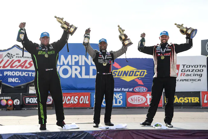 nhra four-wide nationals 