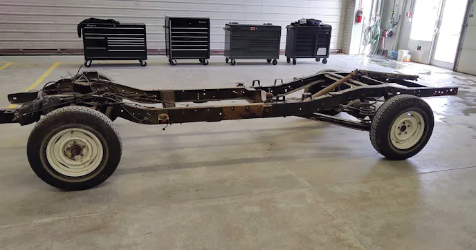 Hawkeye Community College 1963-1972 Chevy C10 truck frame