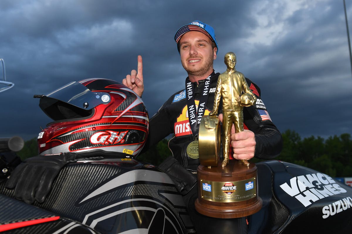 nhra, pro stock motorcycle, vance & Hines