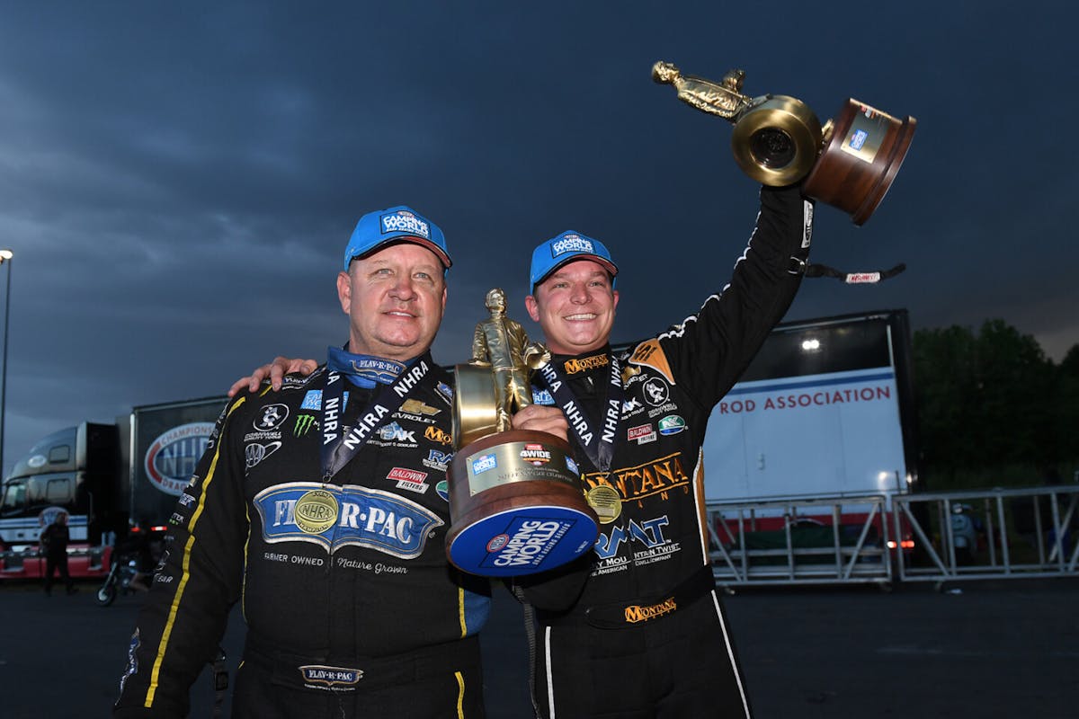 Austin prock, Robert hight, Nhra, four-wide nationals, John force