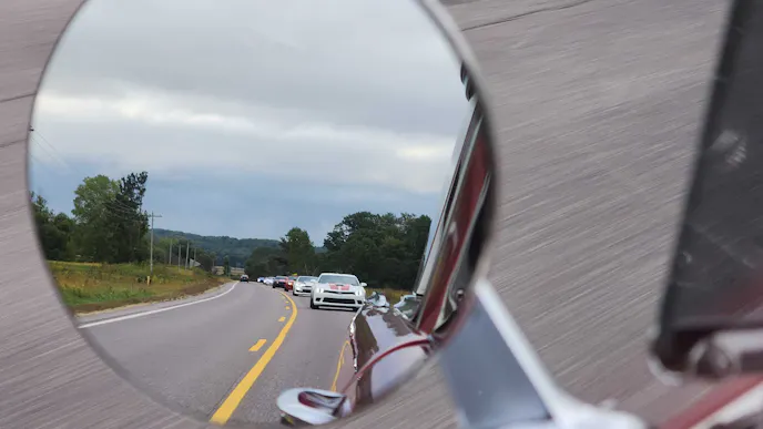 1957 Chevy rear view mirror