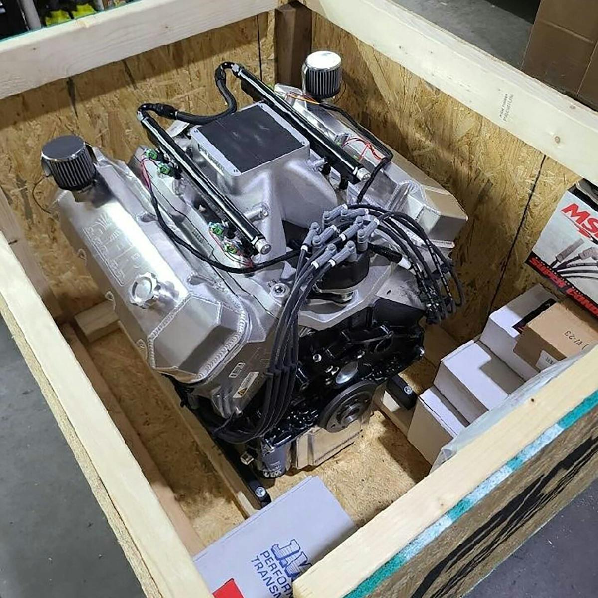 632ci big block Chevy engine