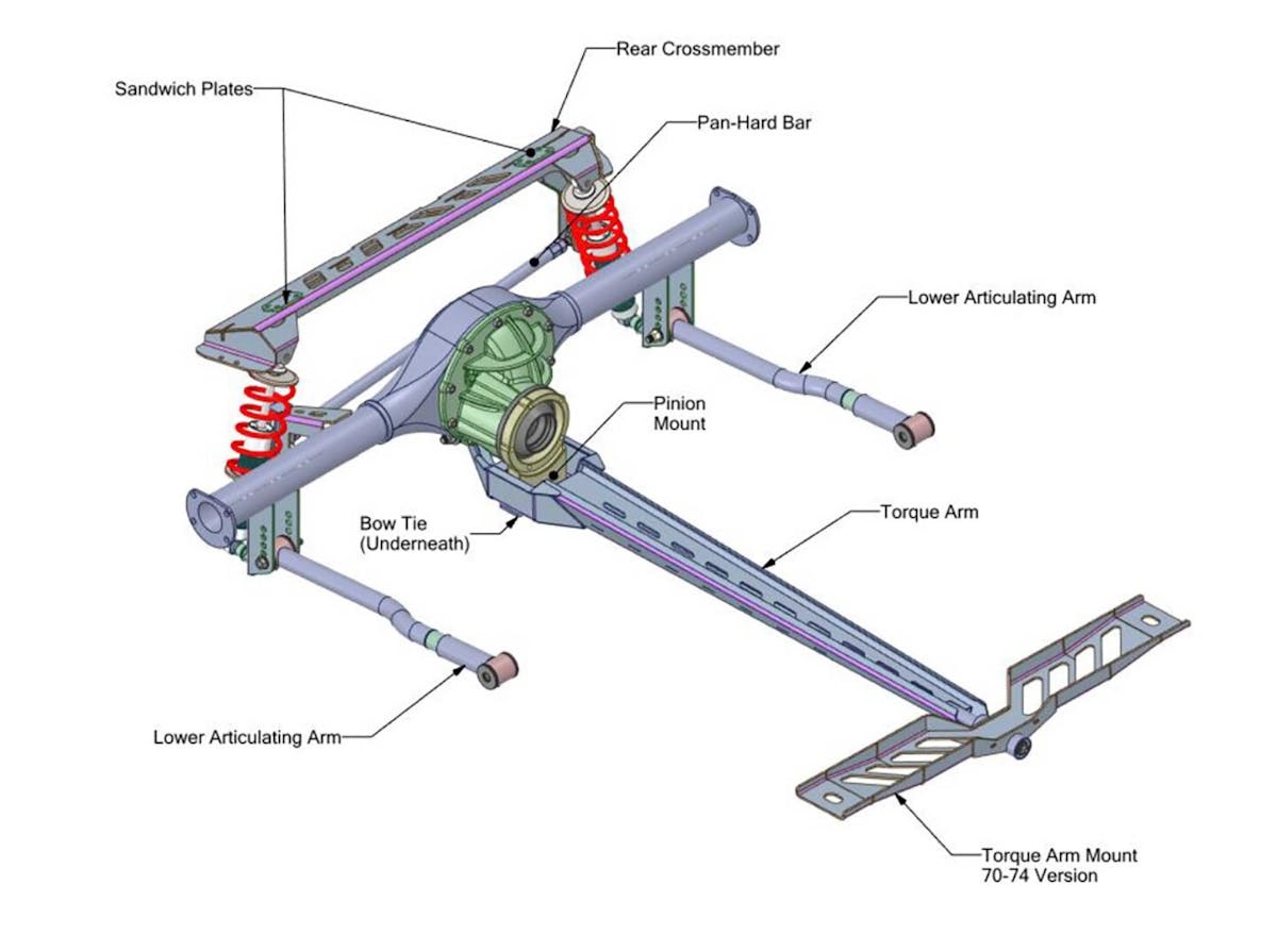 pro-touring F-body torque arm suspension
