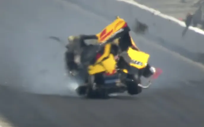 jr todd, j.r. todd, funny car, crash, Kalitta 
