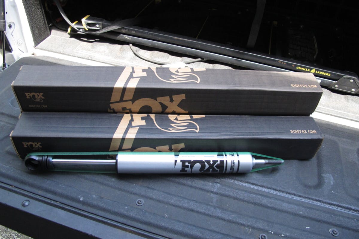 the right shock absorbers