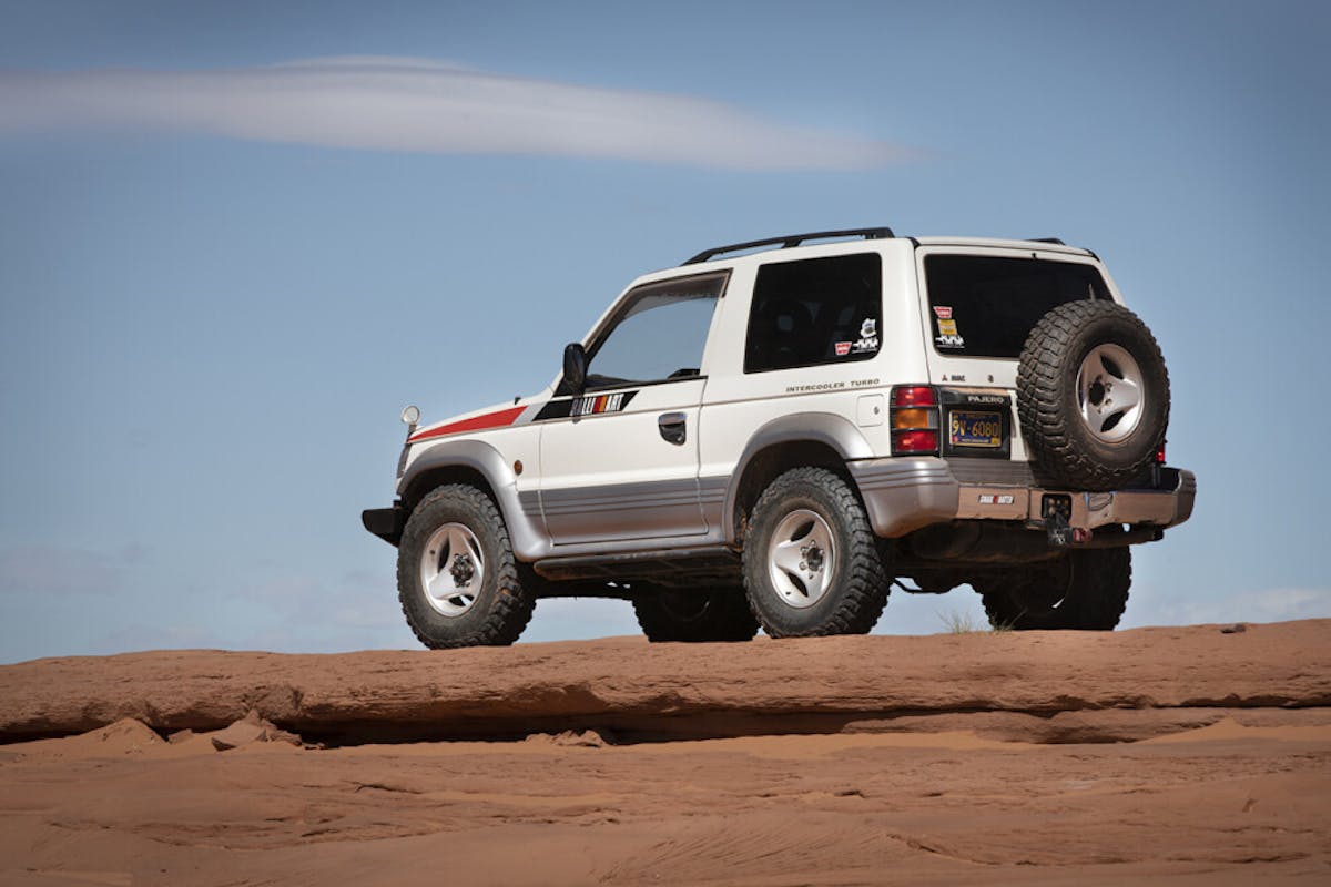 Despite a bad radiator, the Pajero's invasion of Easter Jeep Safari was a success.