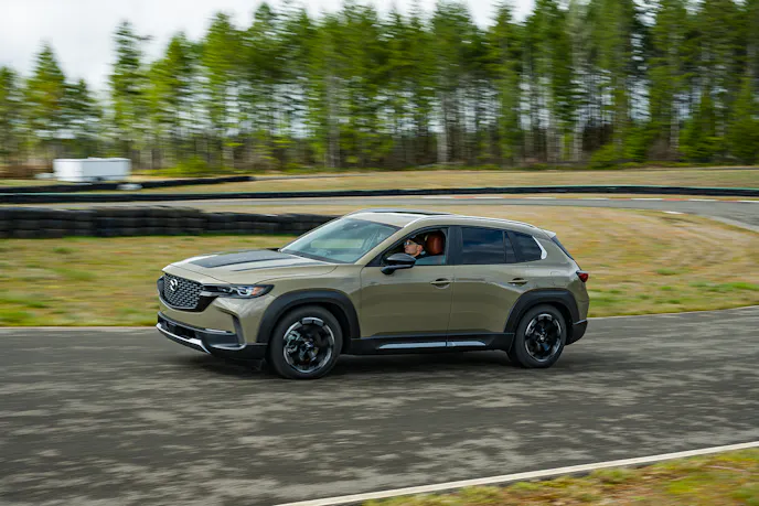 If there was a rally car of the bunch at Mudfest Mania, it was the turbocharged Mazda CX-50. 