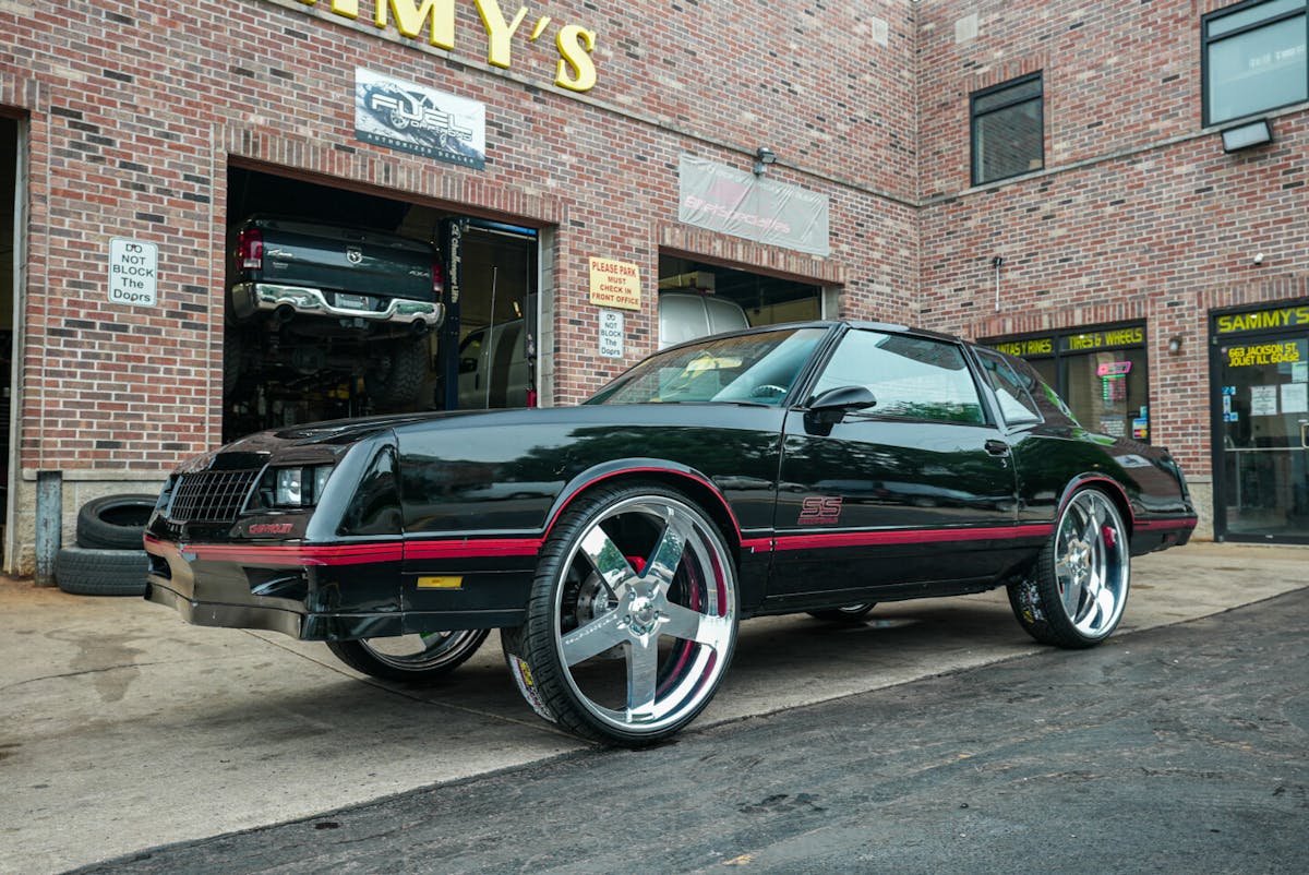 QA1 big wheel suspension, chevy monte carlo