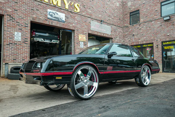 QA1 big wheel suspension, chevy monte carlo