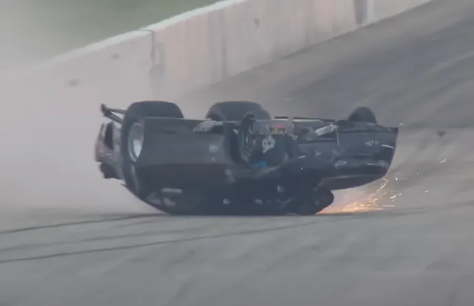mason wright, nhra pro mod, crash