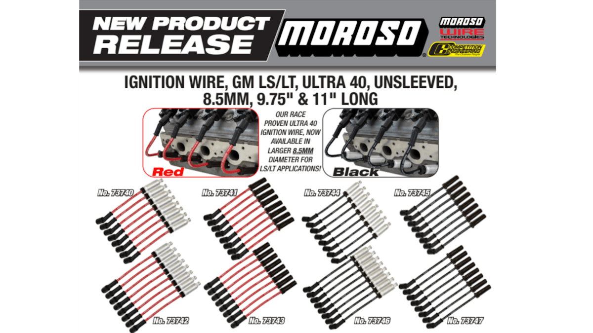 New Moroso LS/LT Spark Plug Wires