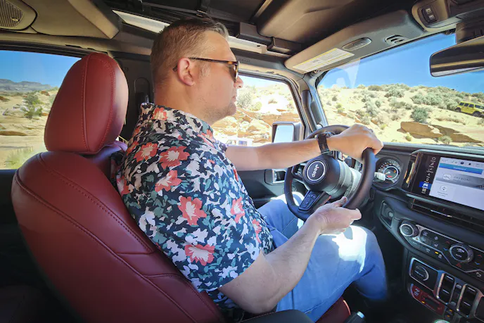 Driving 2024 Jeep Wrangler 392