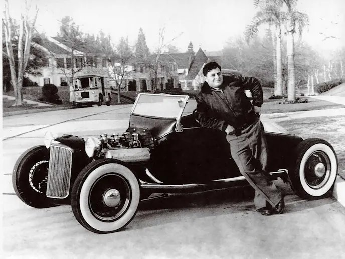 Ed Iskenderian and his Model T 