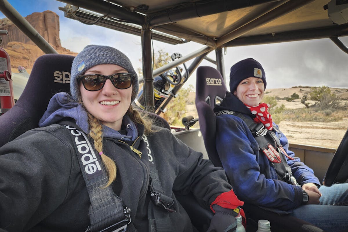 JCF scholarship winners Kirsten Williams (left) and Taylor Keller (right)
