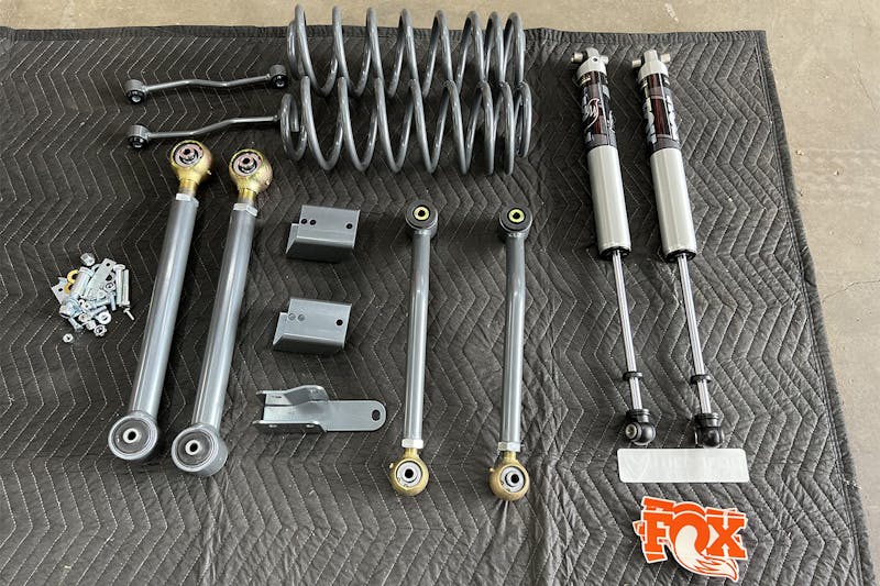 Off Road Xtreme Bug Out Vehicle Prepares For Impossible Terrain with Maxtrac Suspension, Mickey Thompson Tires, and Black. Rhino Wheels.