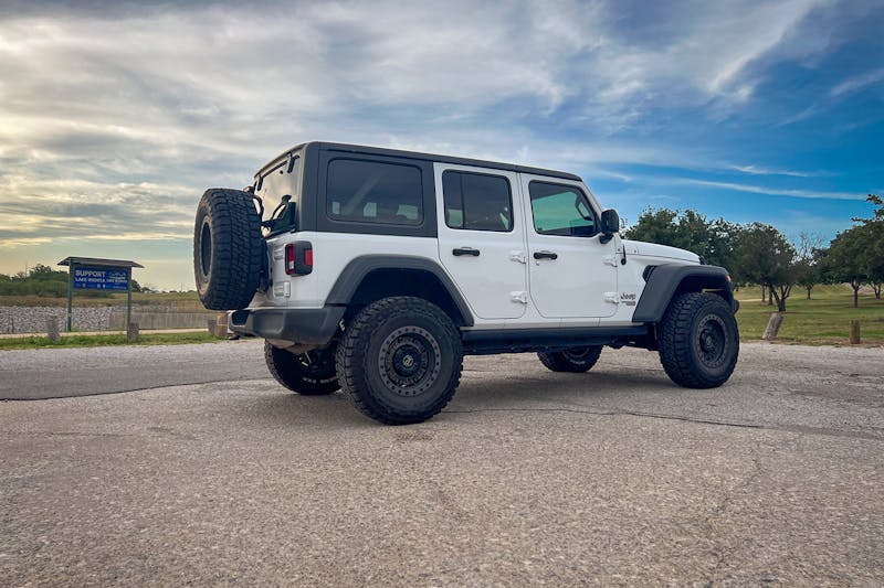 Off Road Xtreme BOV Jeep Prepares For Impossible Terrain with Maxtrac Suspension, Mickey Thompson Tires, and Black. Rhino Wheels.