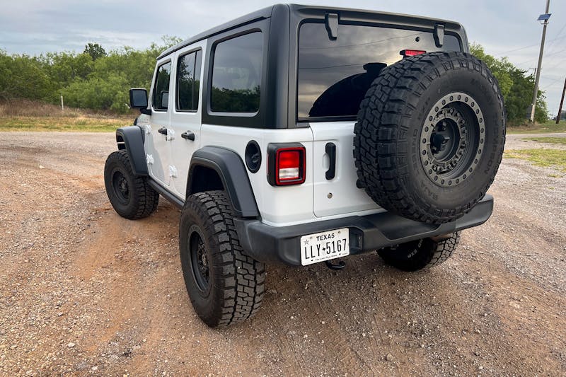 Off Road Xtreme BOV Jeep Prepares For Impossible Terrain with Maxtrac Suspension, Mickey Thompson Tires, and Black. Rhino Wheels.