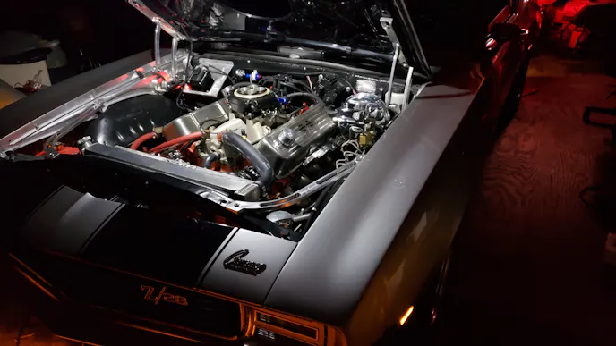 Tom's 427 big block in his 1968 Camaro