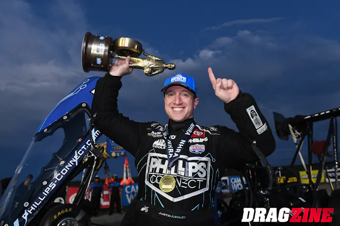 Menards NHRA nationals, Justin Ashley, heartland motorsports park
