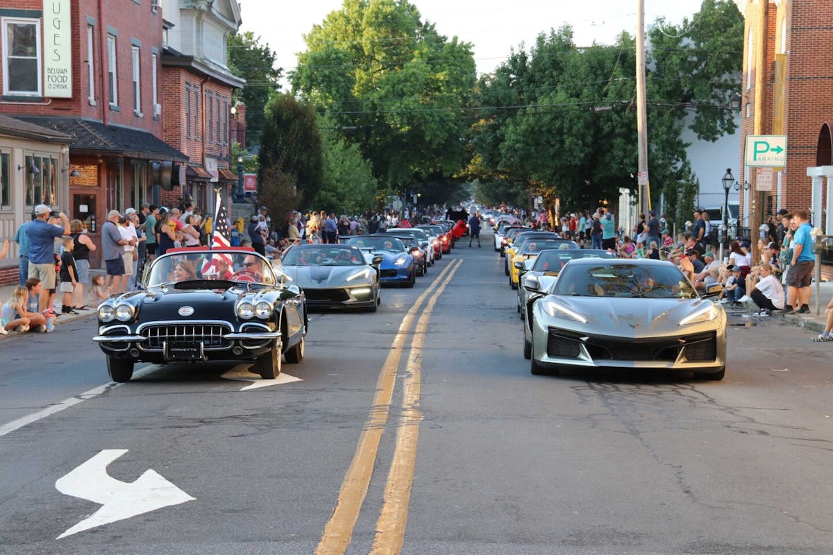 Corvettes At Carlisle parade