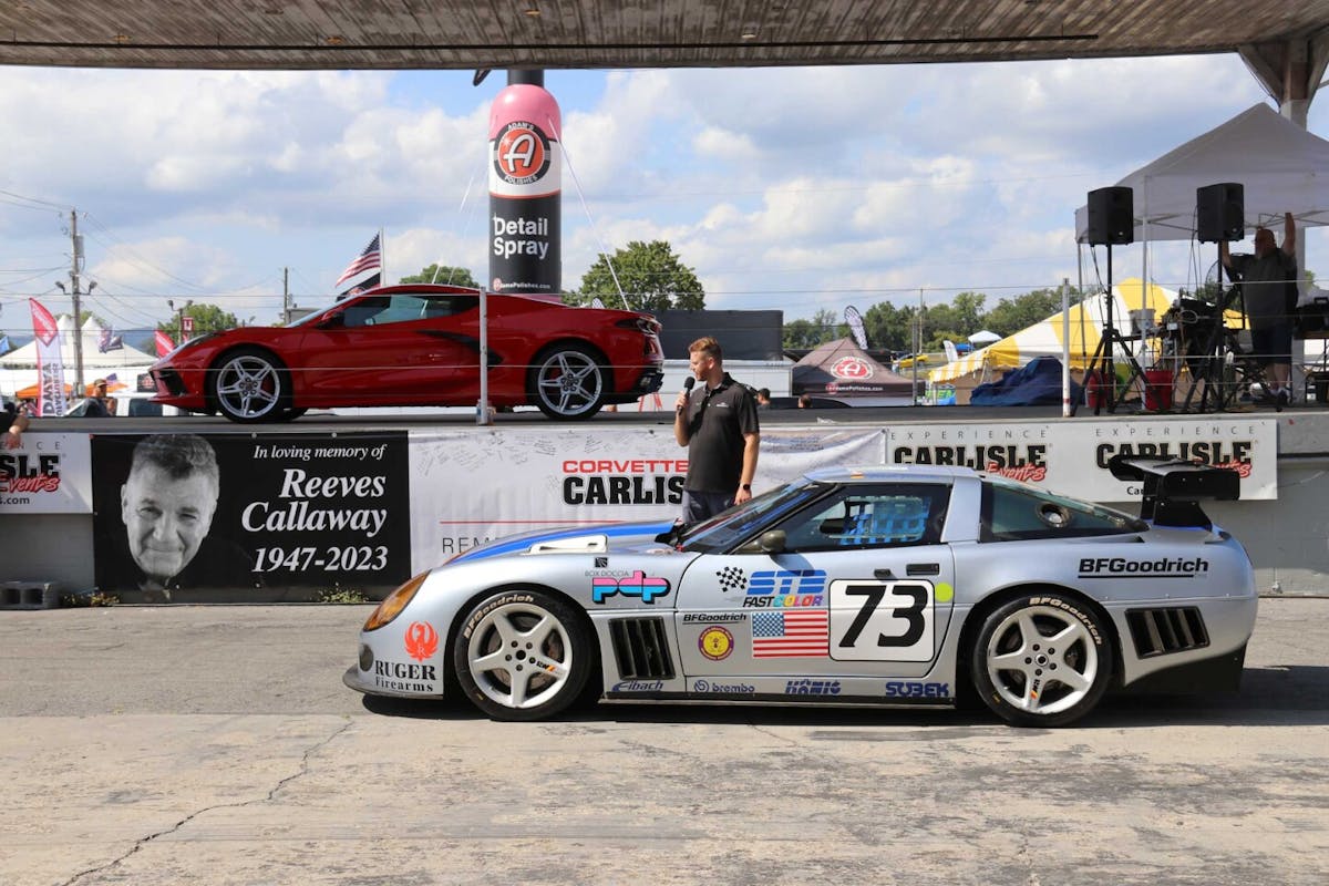 Corvettes at carlisle Reeves Callaway memoriam