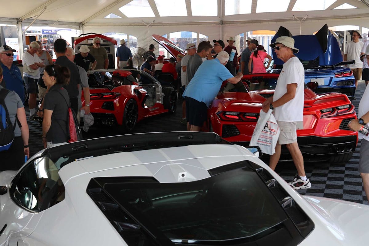 E-Ray Corvette display