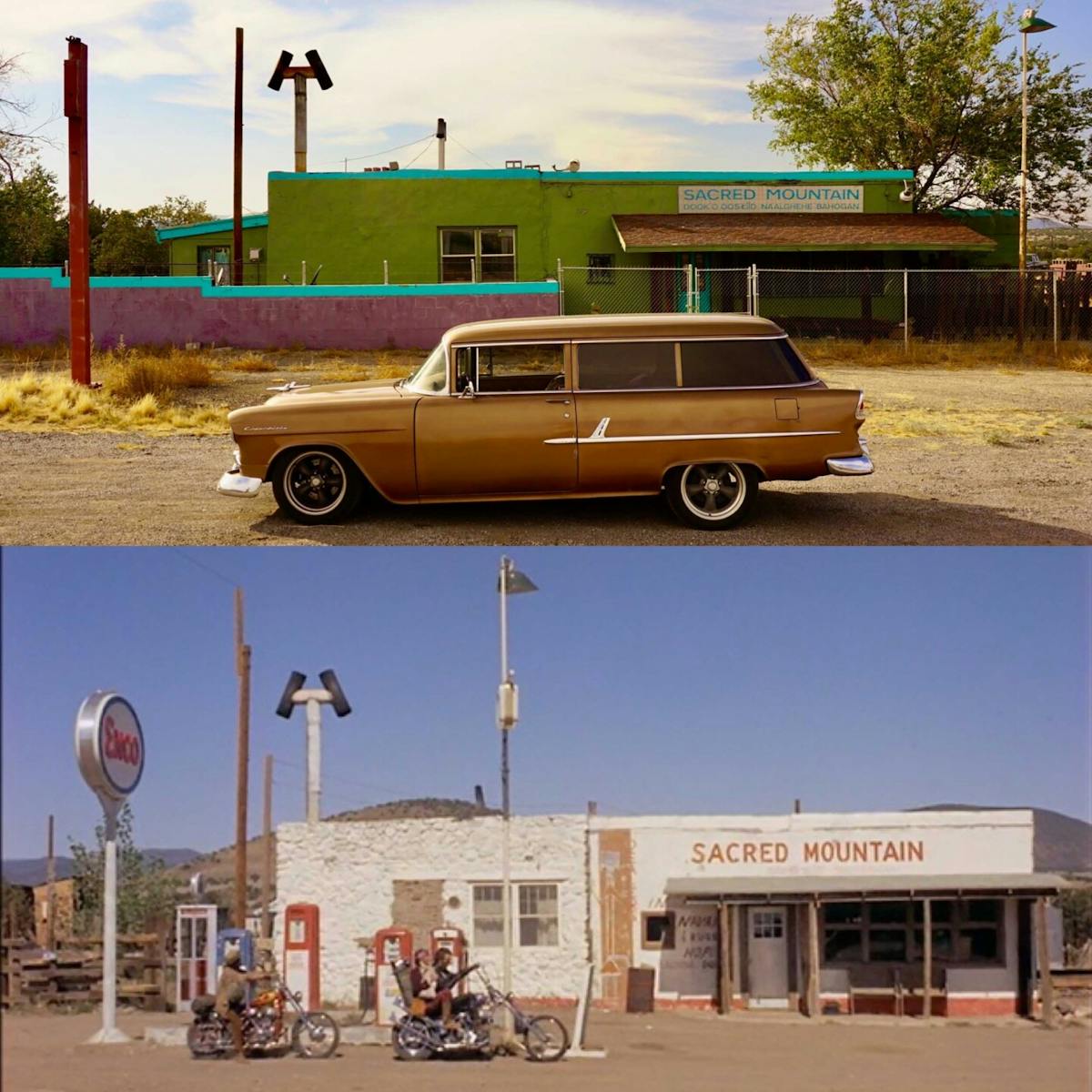 '55 Chevy at Sacred Mountain