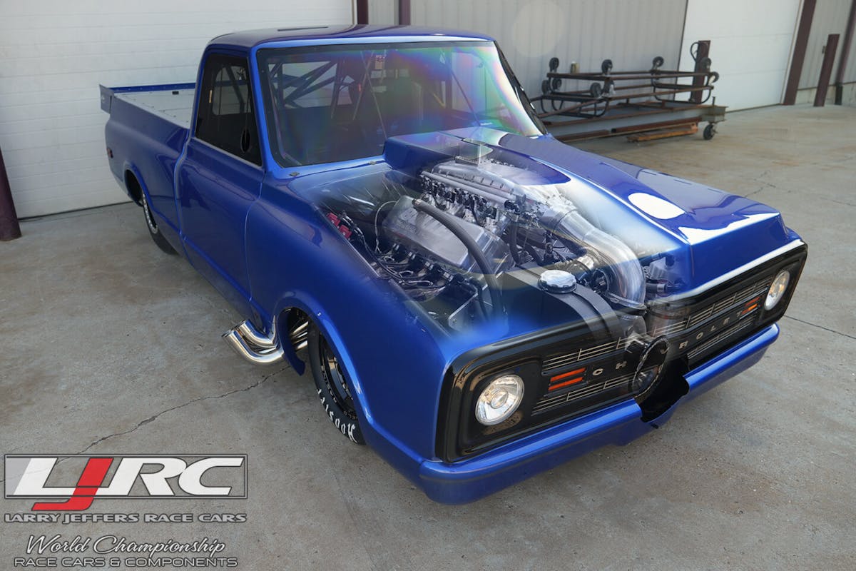 Boosted Blue C10, chevy c10, Chevrolet truck