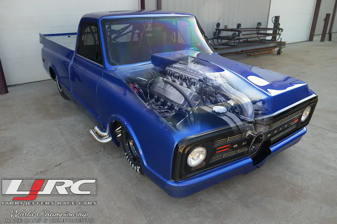 Boosted Blue C10, chevy c10, Chevrolet truck