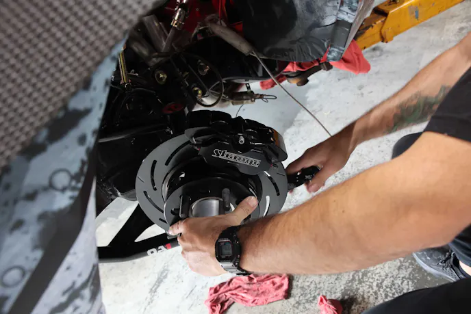 Strange Engineering Pro II H/C two-piece drag racing brakes