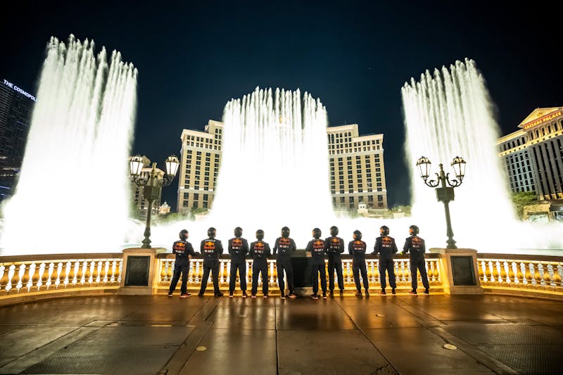 Red Bull Racing Gets Lit Ahead Of Las Vegas Grand Prix With Menzies