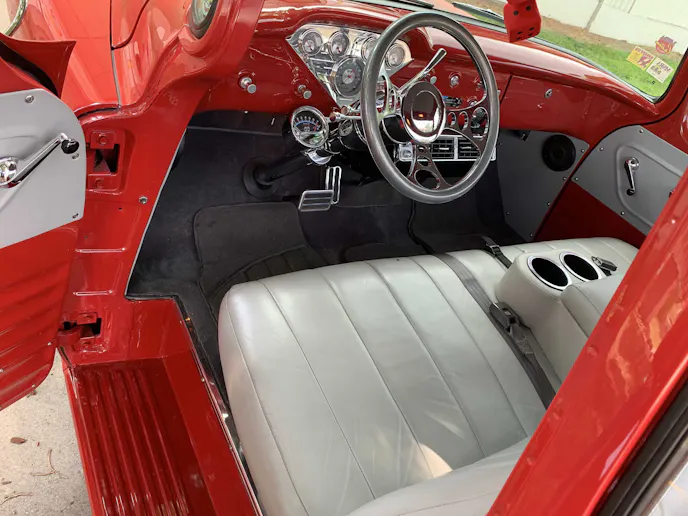 1956 Chevy truck interior