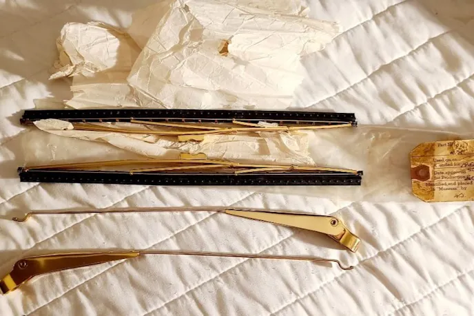 50 millionth vehicle's gold wiper blades