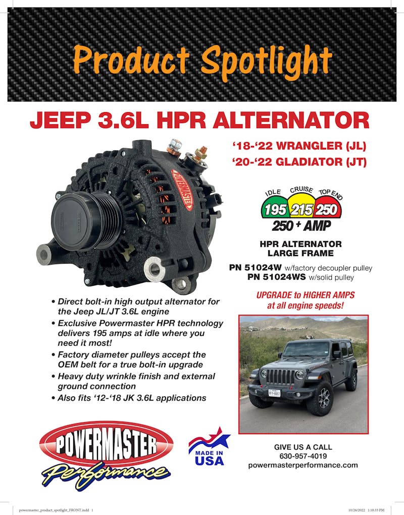 It Does Exists! A High Output Alternator Even At Low Idle